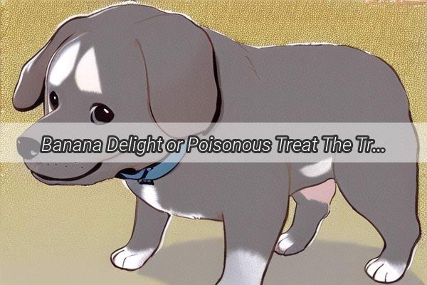 Banana Delight or Poisonous Treat The Truth About Feeding Bananas to Your Furry Friend